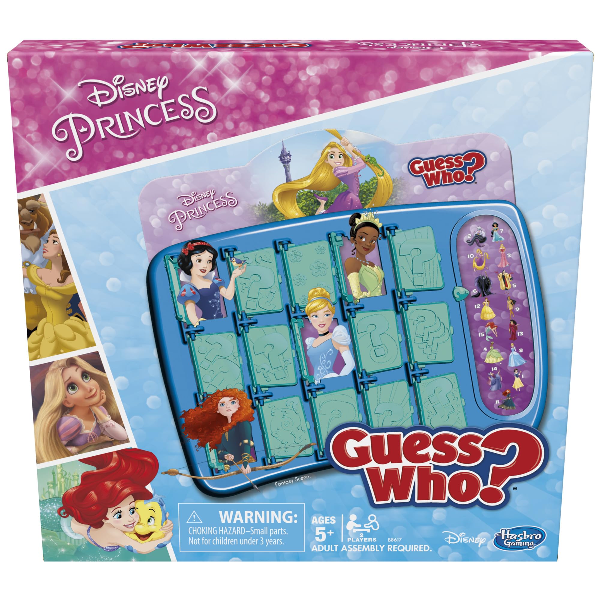 Hasbro Gaming Guess Who? Disney Princess Edition Kids Board Game, Fun Game for Families and Kids Ages 5 and Up, Easter Gifts for Boys and Girls, Preschool Games ( Exclusive)