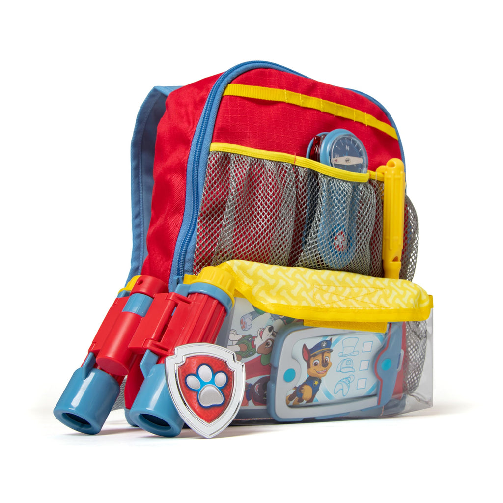 Melissa & Doug PAW Patrol Pup Pack Backpack, Adventure-Ready PAW Patrol Toys for Kids with Whistle, Binoculars, & Mission Cards, Preschool Toys for Girls & Boys Ages 3+
