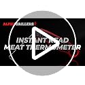Alpha Grillers Meat Thermometer Digital – Instant Read Food Thermometer for Cooking & Grilling – Professional Kitchen Fathers Day Gift for Dad Men Him Husband