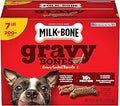 Milk-Bone GravyBones Dog Biscuits, Gravy Coated Small Dog Treats, 7 Lb. Box