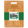 Freshware Bamboo Cutting Board Set of 3, Wooden Cutting Boards for Kitchen, Knife Friendly Food Grade Chopping Board, Lightweight with Hanging Hole for Easy Storage