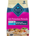 Blue Buffalo Life Protection Formula Chicken & Brown Rice Small Breed Senior Dry Dog Food, Supports Immunity With Antioxidant-Rich LifeSource Bits, Promotes Healthy Muscles, Skin & Coat Health, 5 lbs.