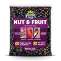 Audubon Park Nut & Fruit Wild Bird Seed – 8 lb. Premium Blend with Sunflower Seeds, Peanuts, Safflower & Dried Fruit – Bird Food for Outside Feeders