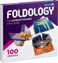 FOLDOLOGY - The Origami Puzzle Game! Brain Teasers for Tweens, Teens & Adults | Travel Game, STEM Toy | Fold the Paper, Complete the Picture | 100 Puzzles | Gift for Ages 10+