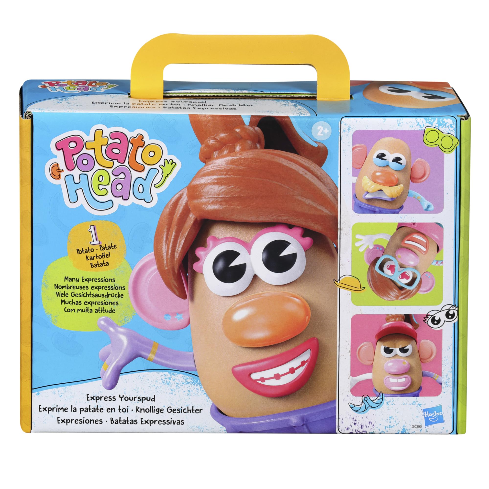 Potato Head Express Yourspud Playset with 1 Potato Body and 32 Accessories, Creative Toddler and Preschool Toys for Boys and Girls 2 Years and Up ( Exclusive)