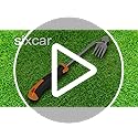 SIXCAR Weed Remover Tool,Portable Garden Weeder Tool,New Gardening Weeding Tools,for Garden Hand Tools for Vegetable Gardening Backyard Farm Planting & Uprooting Weeding Tool (Rubber Handle)