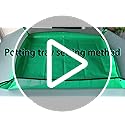 Repotting Mat for Indoor Plant Transplanting Control Mess, 26.8"X26.8" Waterproof Succulent Potting Mat Square Planting Tray Soil Change Mat Gardening Gifts for Plant Lovers