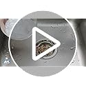 MR.SIGA Kitchen Sink Strainer, Stainless Steel Sink Drain Strainer, Dishwasher Safe, Outer Diameter 4.4 inch/11.2cm, Inner Diameter 3 inch/7.6cm, Pack of 3