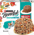 Beneful Purina Small Breed Wet Dog Food Variety Pack, IncrediBites With Real Beef, Chicken and Salmon - (Pack of 30) 3 Oz. Cans