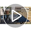 SPECILITE 50ft 304 Stainless Steel Garden Hose Metal, Heavy Duty Water Pipe with Nozzles for Yard, Outdoor - Flexible, Never Kink & Tangle, Puncture Resistant (Sliver)