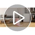 JOYMOOP Pink Mop and Bucket with Wringer Set for Home, with 3 Reusable Microfiber Mop Pads, Hands-Free Self-Cleaning System, Suitable for Floor Cleaning and Wall Cleaner