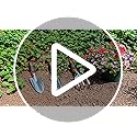 Garden Tools Set, 3 Pack Heavy Duty Gardening Tools Set Include Garden Shovel, Transplant Trowel and Hand Rake with Ergonomic Handle, Aluminum Alloy Lawn for Planting, Orange