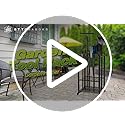 Garden Tool Organizer, Yard Tool Tower Rack for Garage Organization and Storage, Up to 35 Long-Handled Tools/Rakes/Brooms, Heavy Duty Steel Garden Tool Stand for Shed, Outdoor, Black