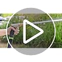 RAINPOINT Garden Hose Nozzle, Upgraded Heavy Duty Metal Spray Nozzle, High Pressure Water Nozzle with Adjustable Spray Patterns for Watering Plants, Car Washing, and Pet Showering