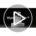 WYZE Cam Pan v3, Indoor/Outdoor IP65-Rated 1080p Pan/Tilt/Zoom Wi-Fi Smart Home Security Camera with Color Night Vision, 2-Way Audio, Compatible with Alexa & Google Assistant, Free Expert Setup