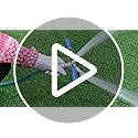304 Stainless Steel Garden Hose Splitter 2 Way Heavy Duty, Full Flow Y Valve Water Hose Splitter With Long Handle, Lead-free，3/4" GHT Thread