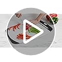 GORILLA GRIP BPA-Free Reversible Kitchen Cutting Board Set of 3, US Designed, Nonporous, Juice Grooves Catch Liquid, Slip Resistant Border, Dishwasher Safe, Durable Large Food Chopping Boards, Black